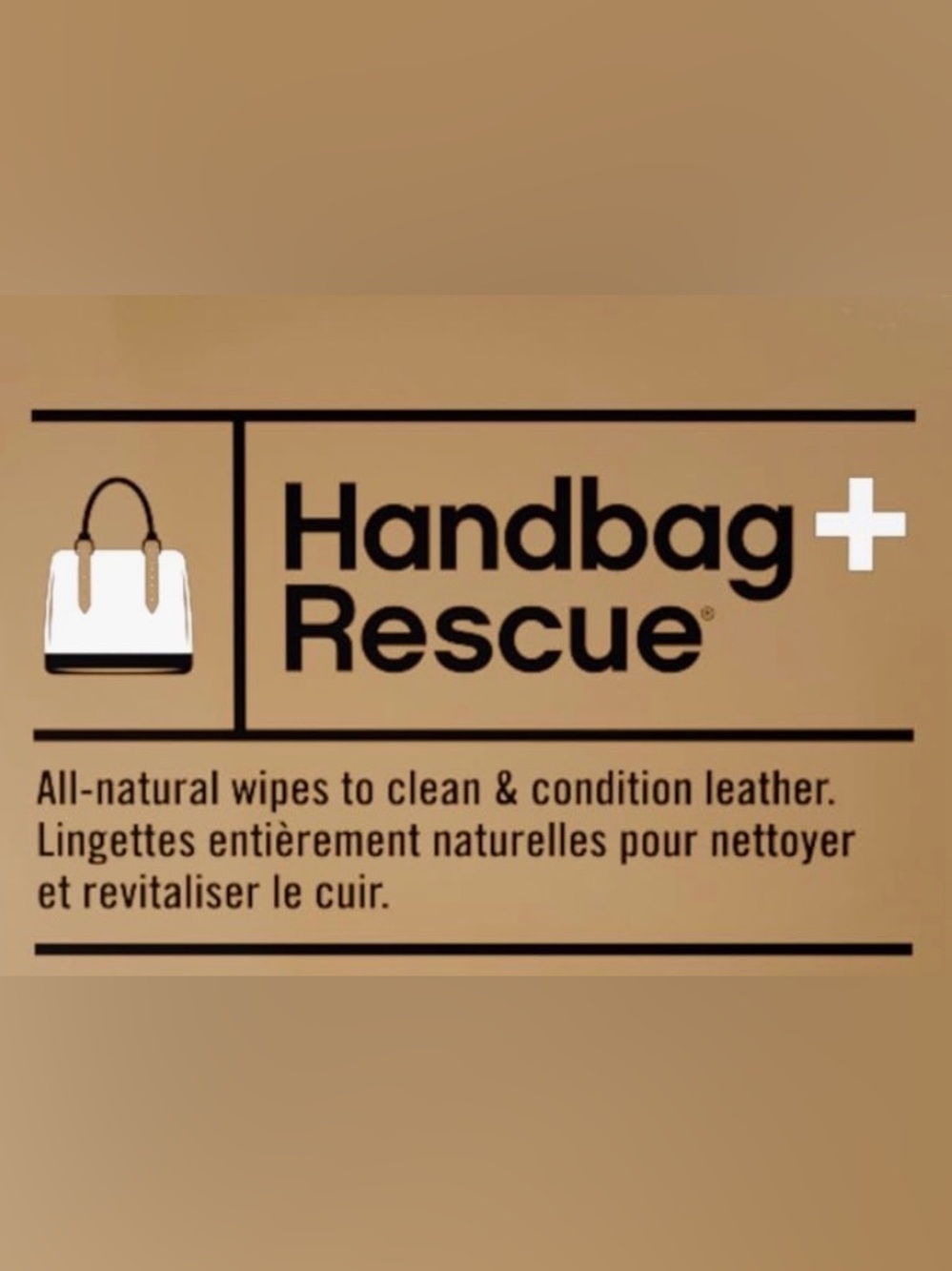 Handbag Rescue All-Natural Leather Cleaning Travel Wipes, 2 Pack - Picture 2 of 5